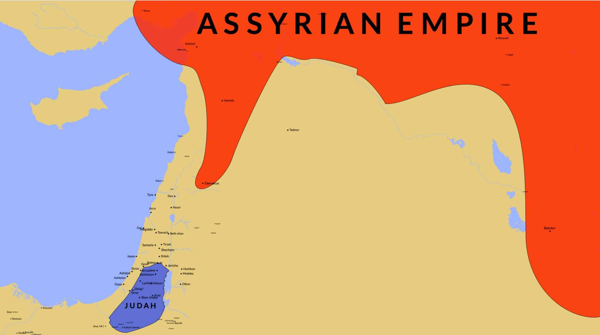 Assyrian empire takes over.