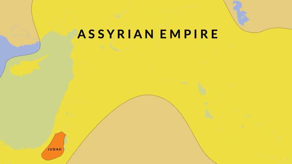 Map of Assyrian Empire